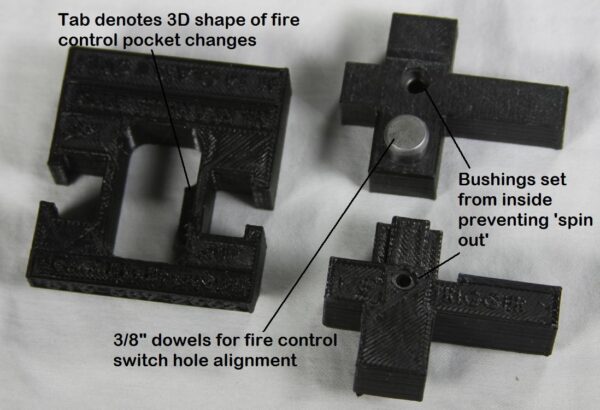 AR-15 to M-16 Conversion Jig: Forgings
