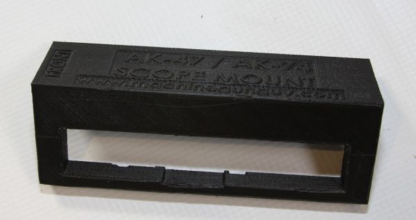 AK 47 / AK 74 side mounted scope rail installation template - Image 3