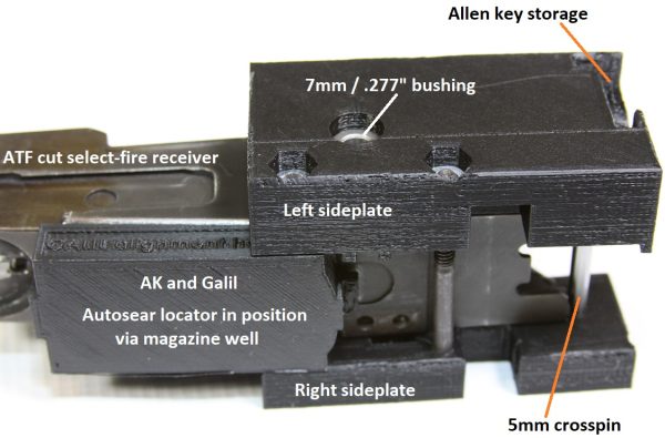 AK 47 / AK 74 Galil Class II Conversion Jig for select-fire ( full auto ) - not for 80% receiver blank - Image 8