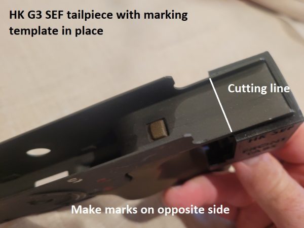 HK SEF modification Jig for select-fire ( full auto ) conversion of H&K 91, 93, 94 - Image 4