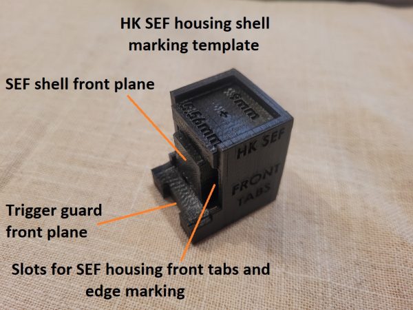 HK SEF modification Jig for select-fire ( full auto ) conversion of H&K 91, 93, 94 - Image 9
