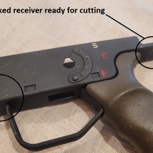 HK SEF modification Jig for select-fire ( full auto ) conversion of H&K 91, 93, 94