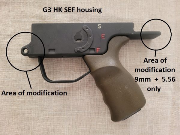 HK SEF modification Jig for select-fire ( full auto ) conversion of H&K 91, 93, 94 - Image 10